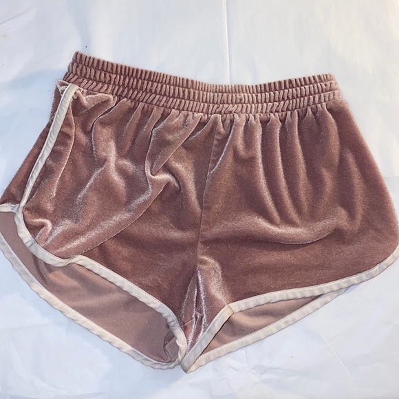 Forever 21 Pants - Dusty Pink Velvet Shorts
